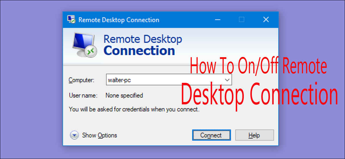 Remote Desktop Connection